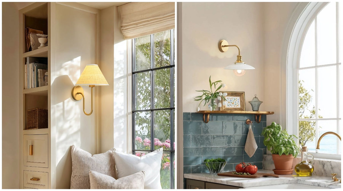 bronze wall sconce