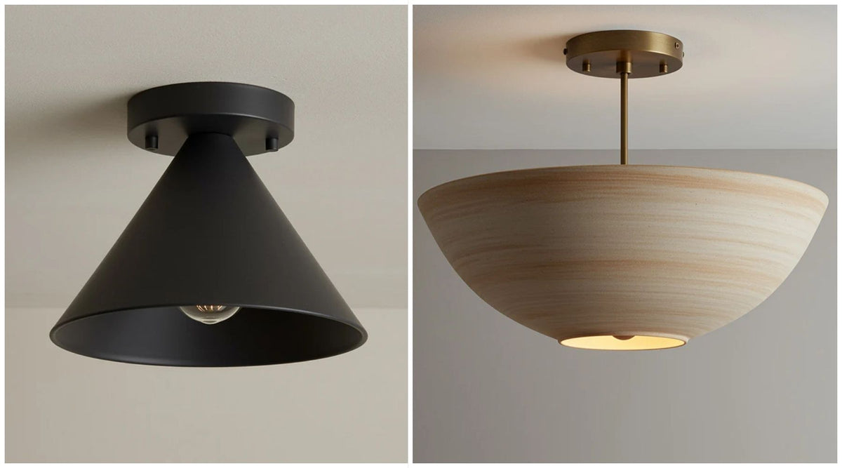 ceramic flush mount light