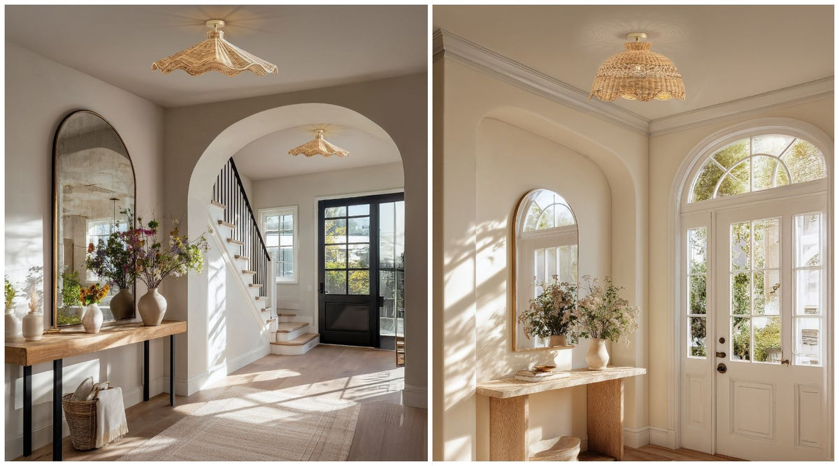 farmhouse flush mount light