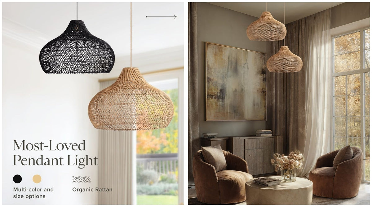 palm pendant lights