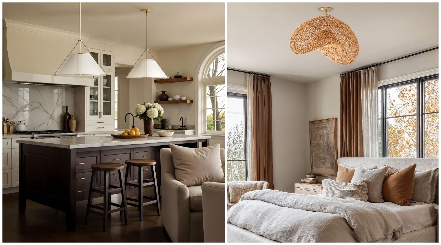 light a room with a sloped or vaulted ceiling