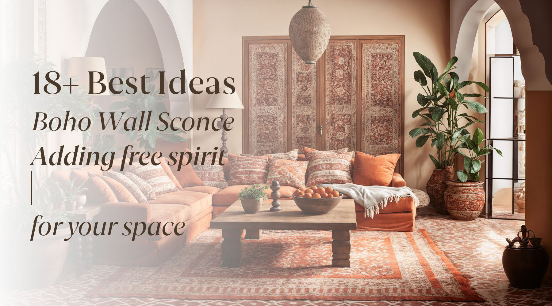 boho wall sconce ideas