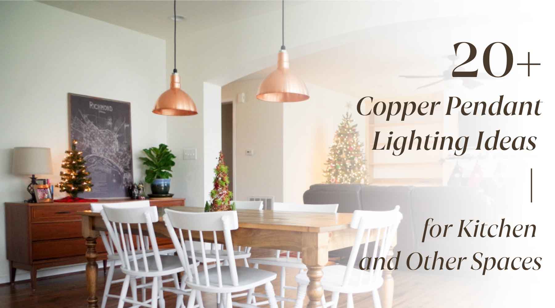 copper pendant light