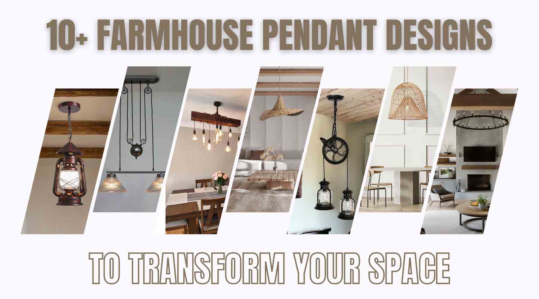 farmhouse pendant light