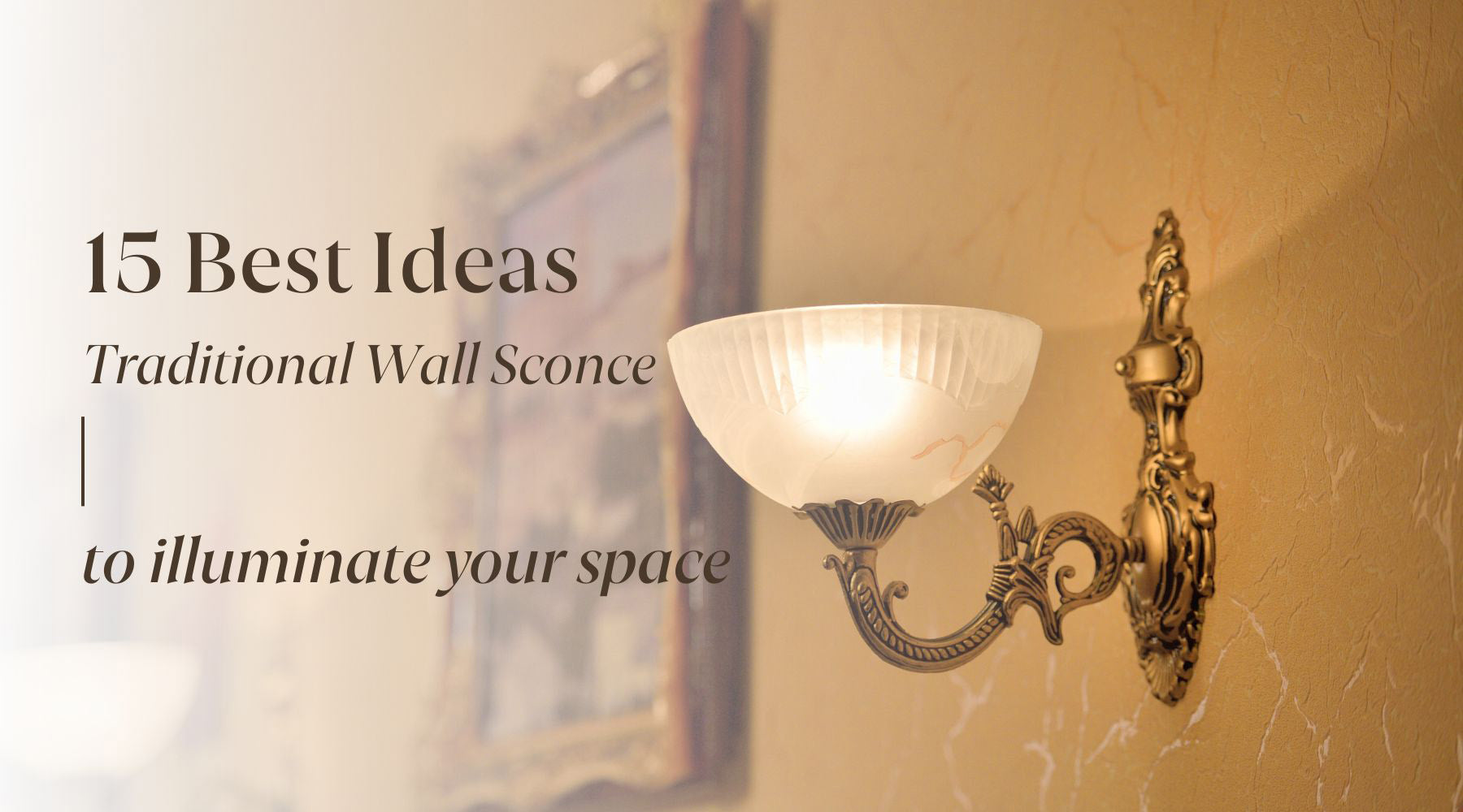 traditional wall sconces