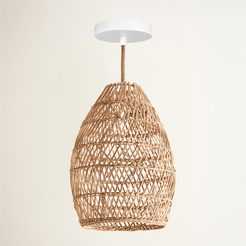 Outdoor Callie Rattan Pendant Light