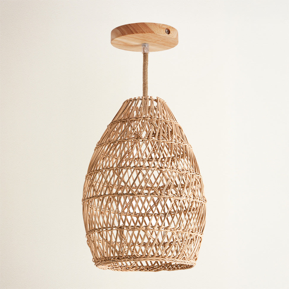 Callie Rattan Pendant Light