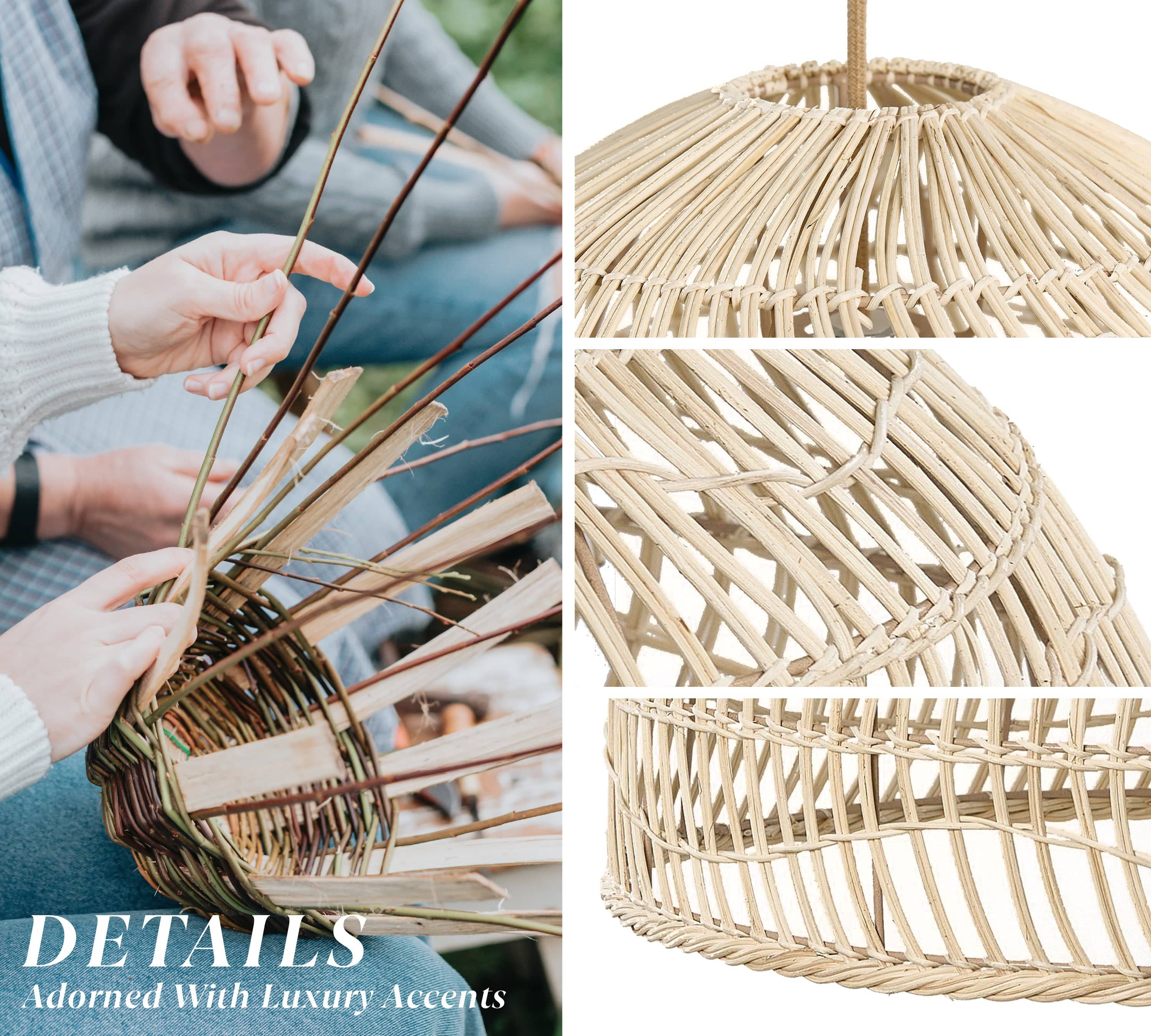 Jace Rattan Pendant Light