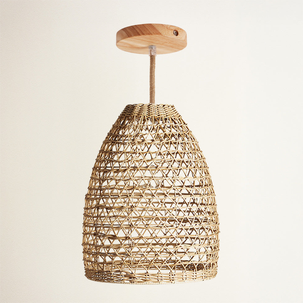 Mazed Lace Rattan Pendant Light