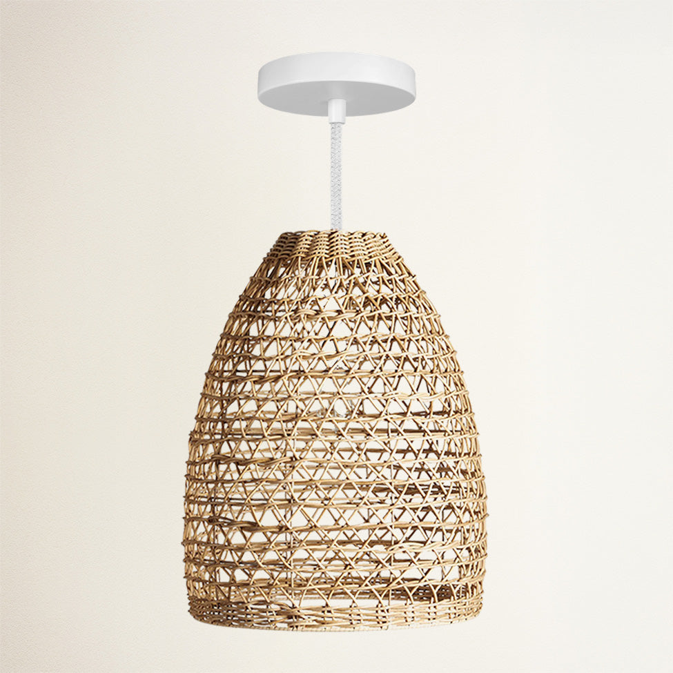 Mazed Lace Rattan Pendant Light