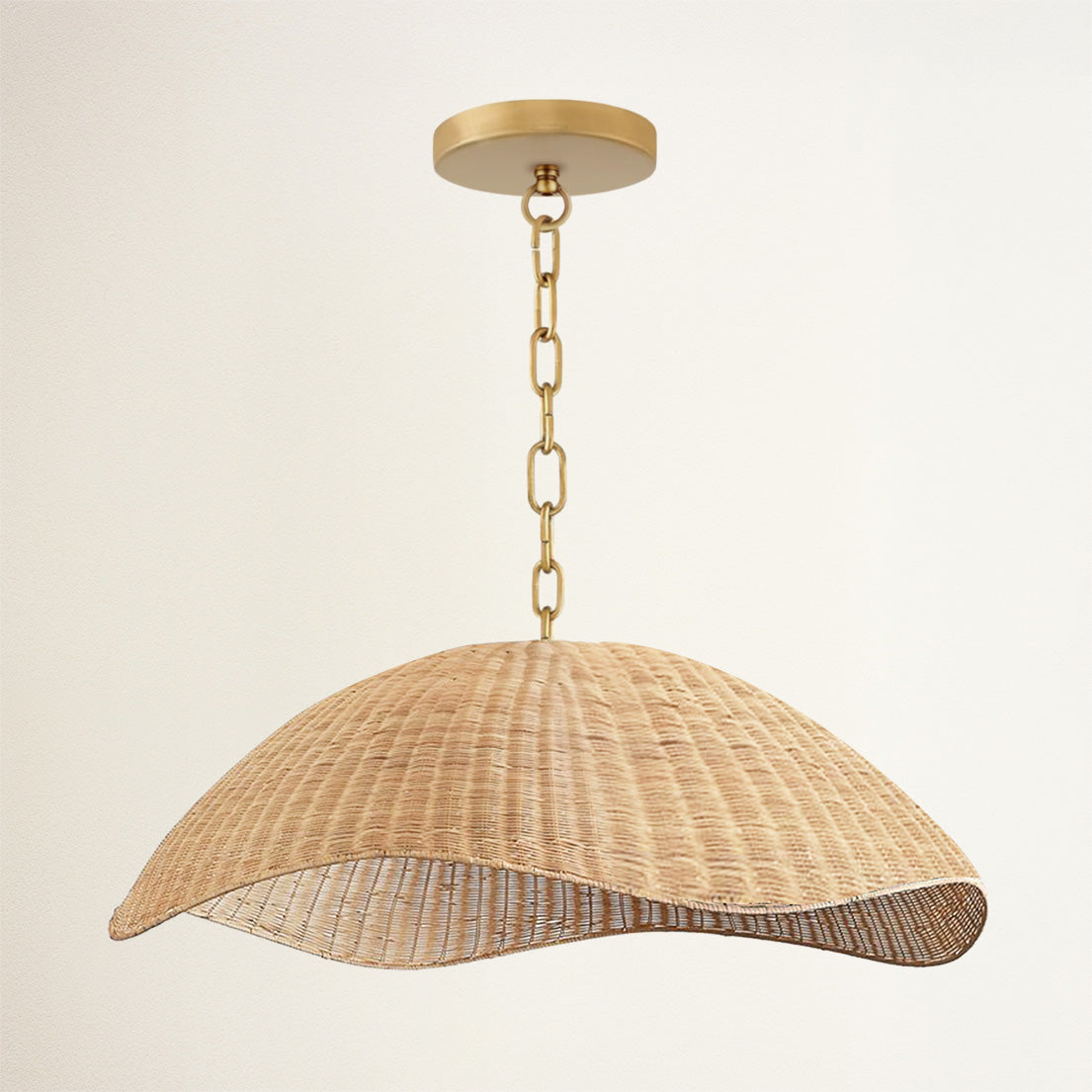 Nana Vermiculate Rattan Pendant Light