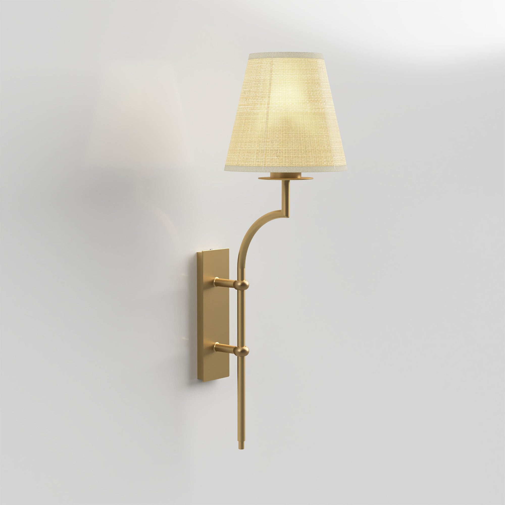 Rowabi Arco Handwoven Rattan Sconce