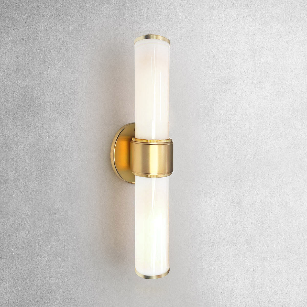 Saber Double Glass Sconce