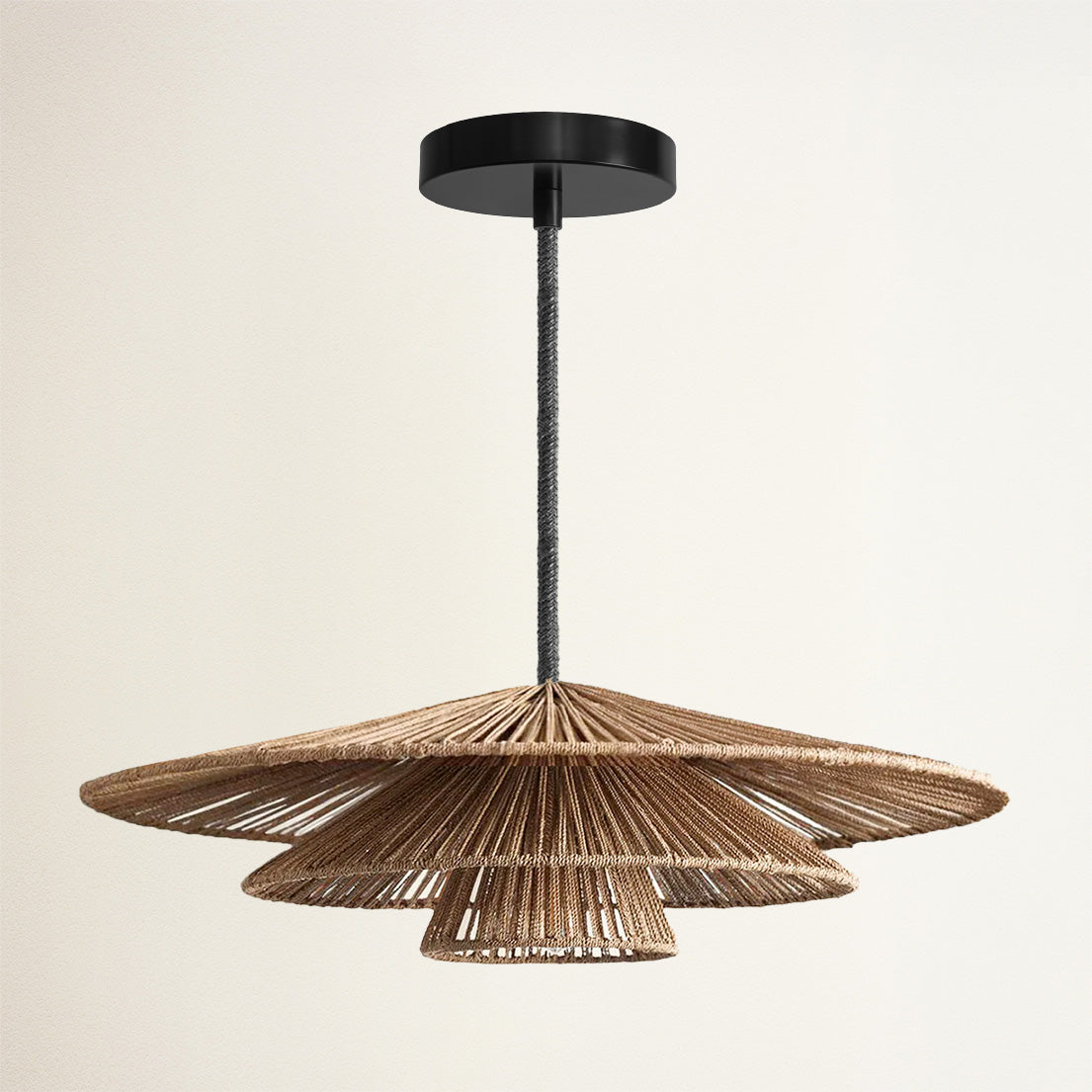 Outdoor Sammie Tier Rattan Pendant Light