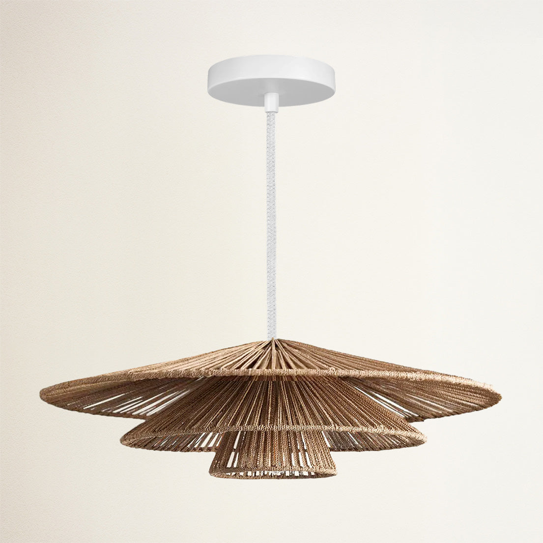 Outdoor Sammie Tier Rattan Pendant Light