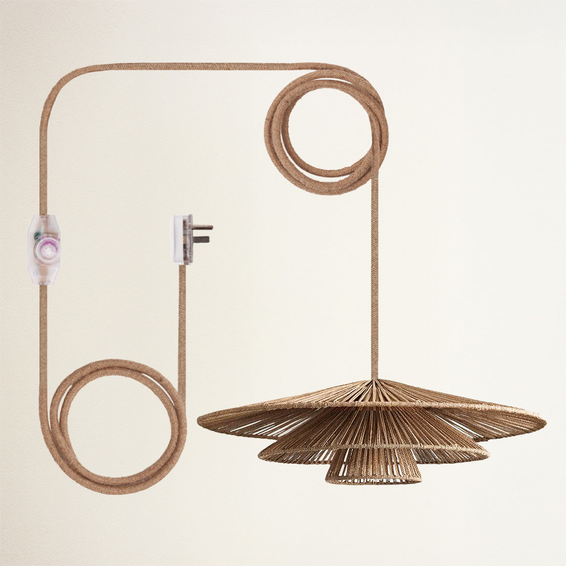 Sammie Tier Rattan Pendant Light