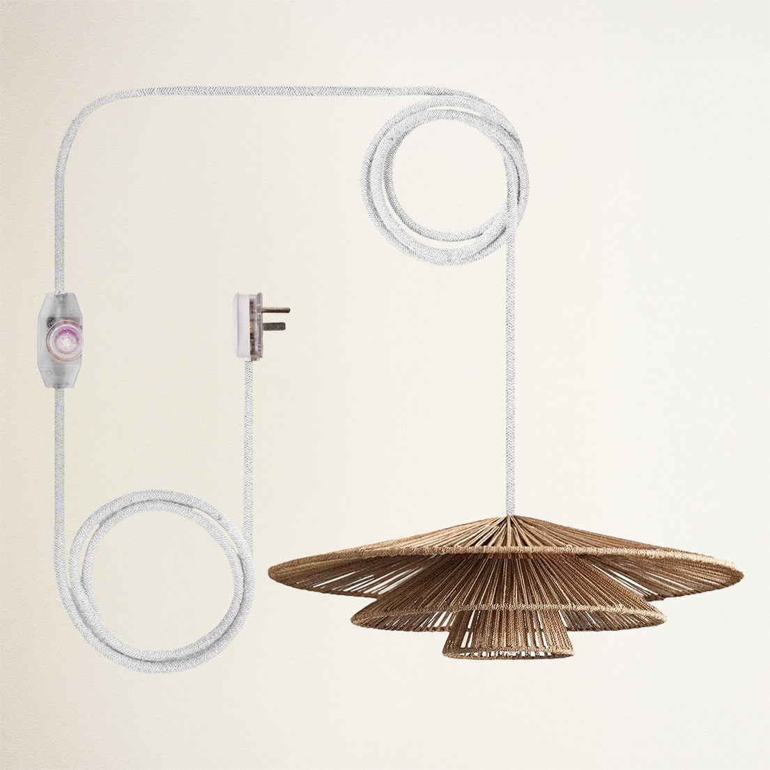 Sammie Tier Rattan Pendant Light