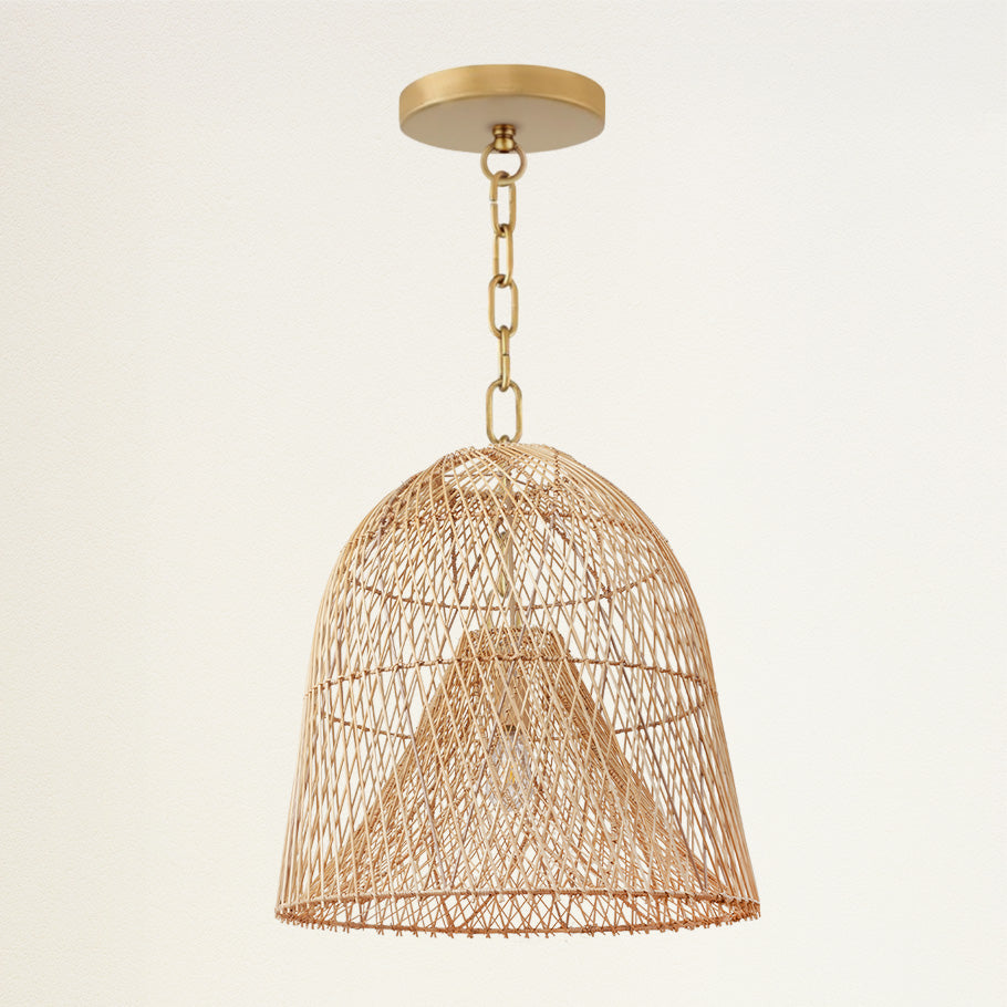 Santa Barbara Rattan Pendant Light