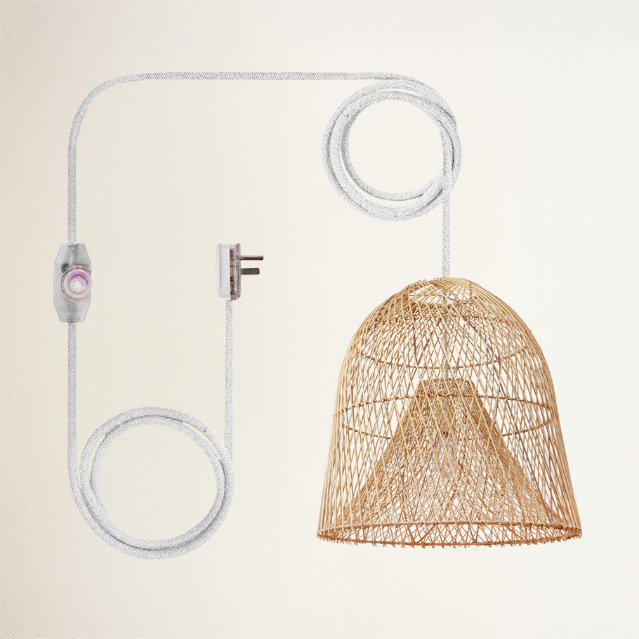 Santa Barbara Rattan Pendant Light