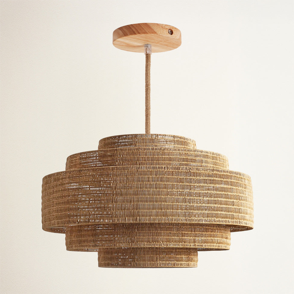 Starry Rattan Pendant Light