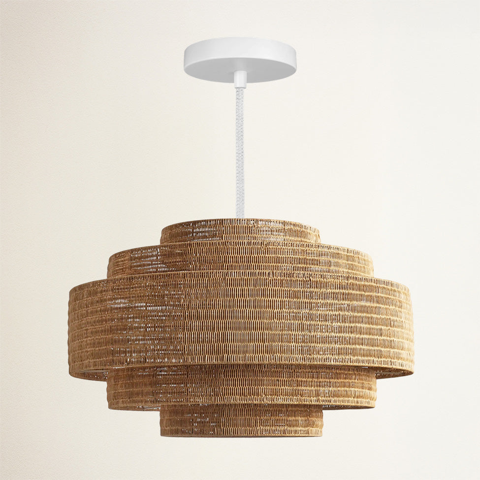 Starry Rattan Pendant Light