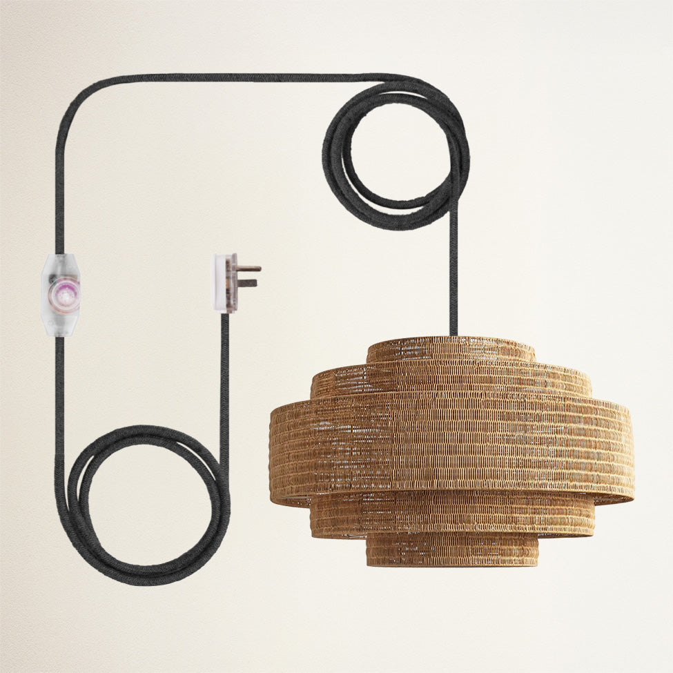 Starry Rattan Pendant Light