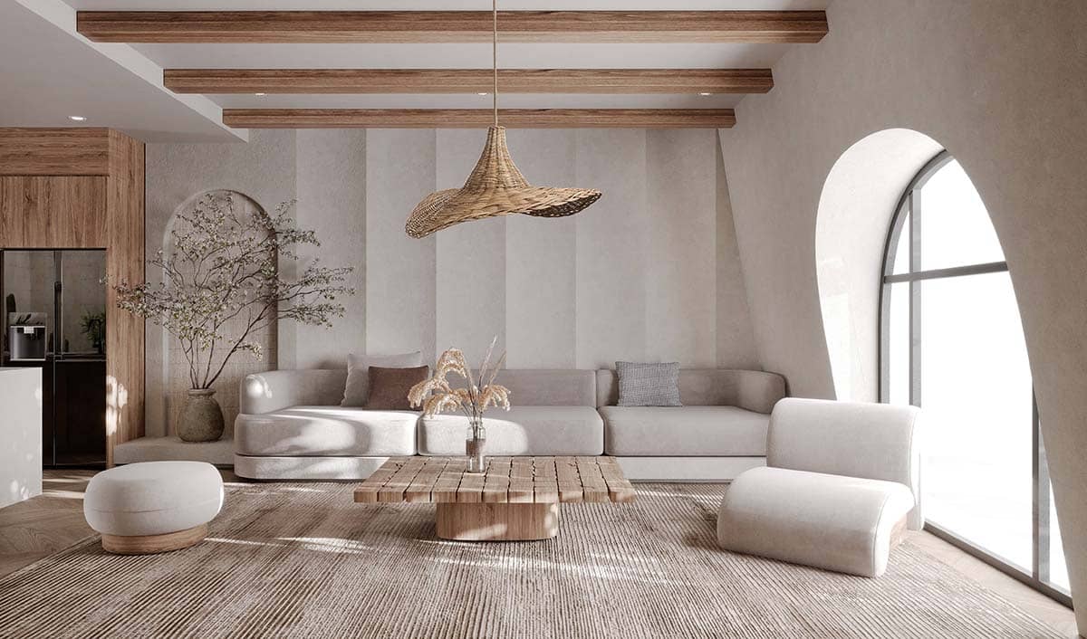 Zen living room