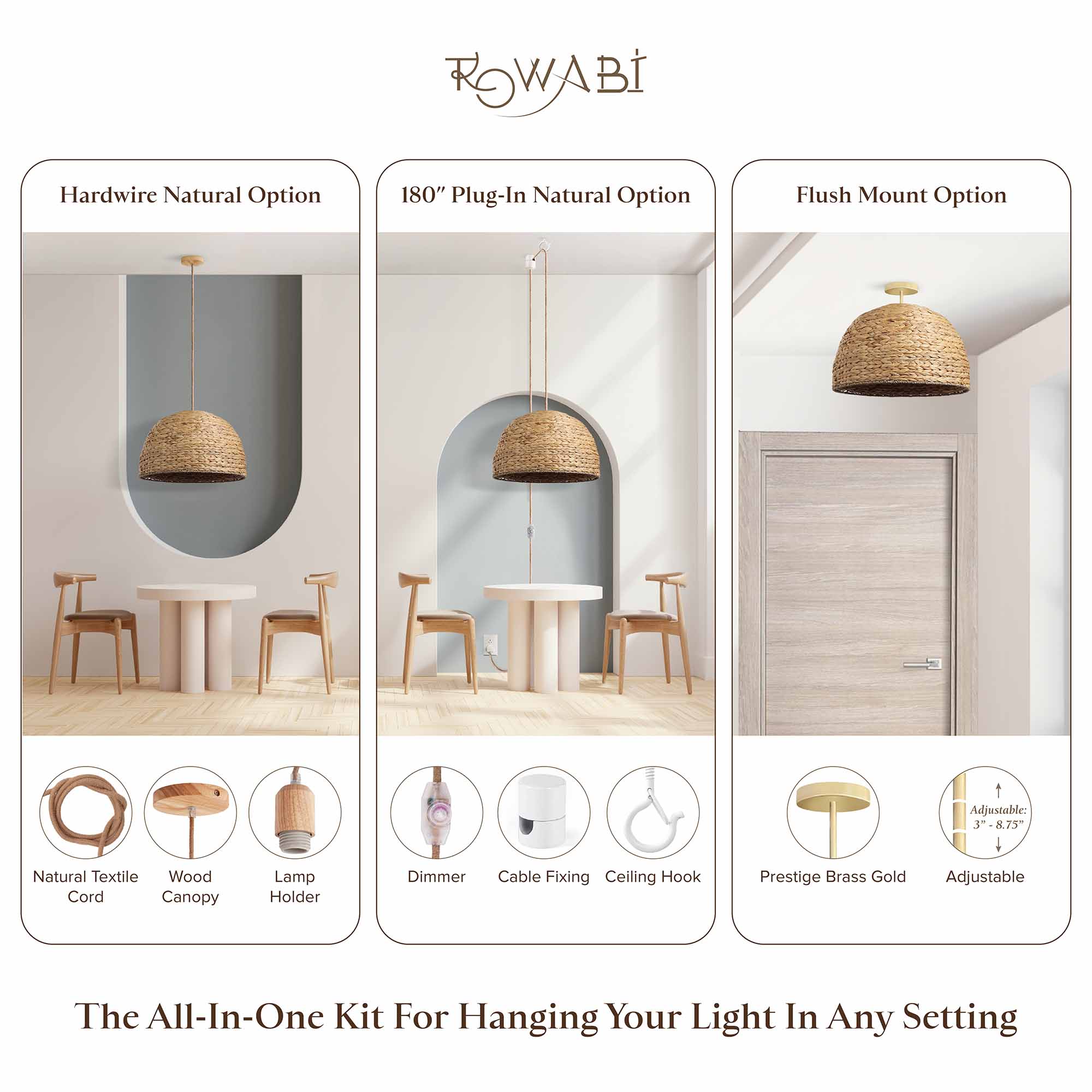 althea pendant light all in one kit