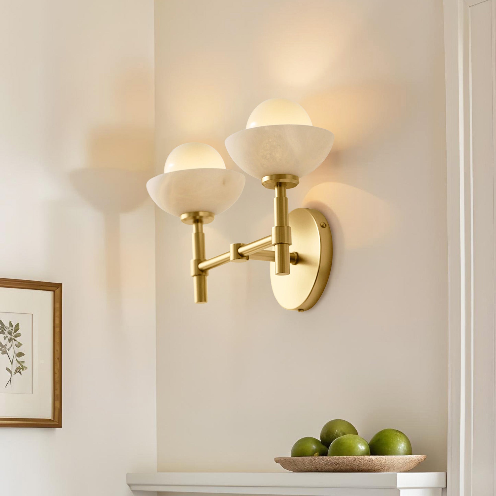Ariel Double Armed Sconce