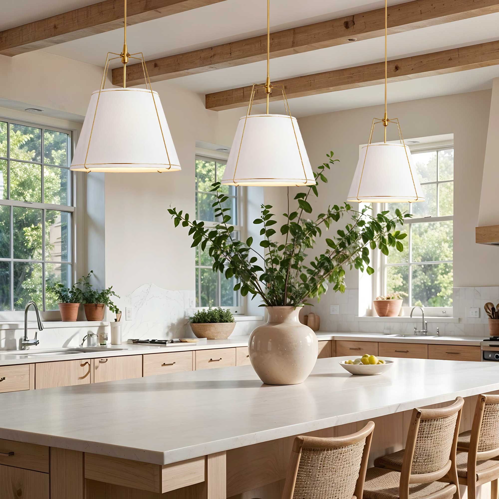 Arthur White Conical Pendant Light