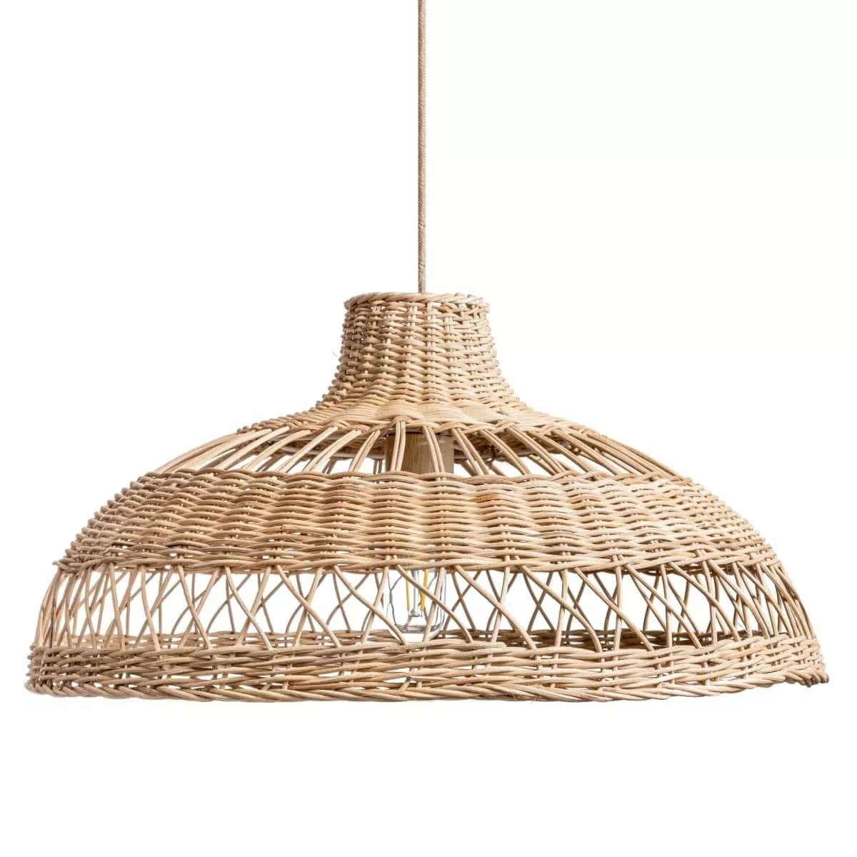 avery rattan pendant light