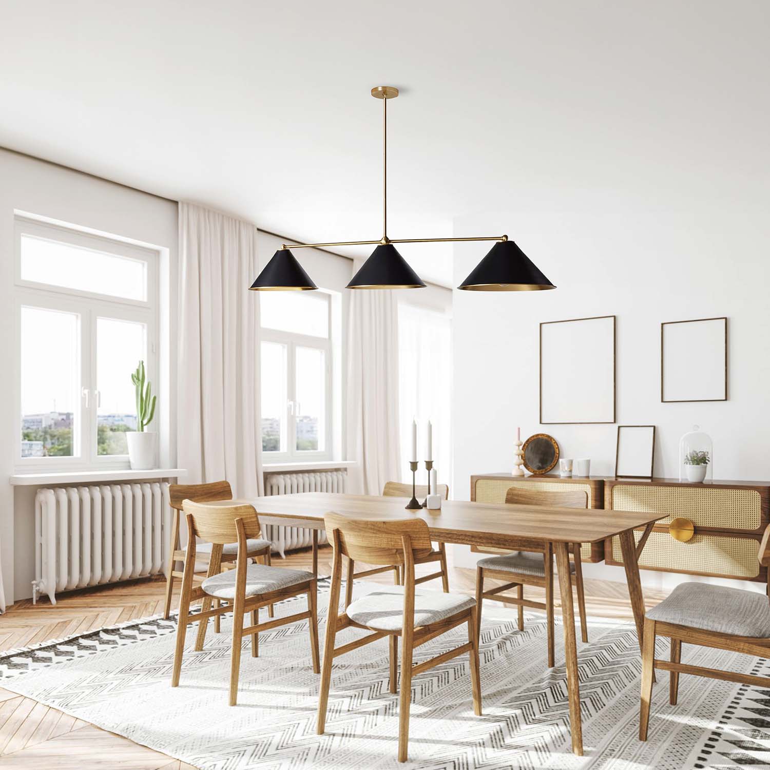 Calista Three Light Pendant