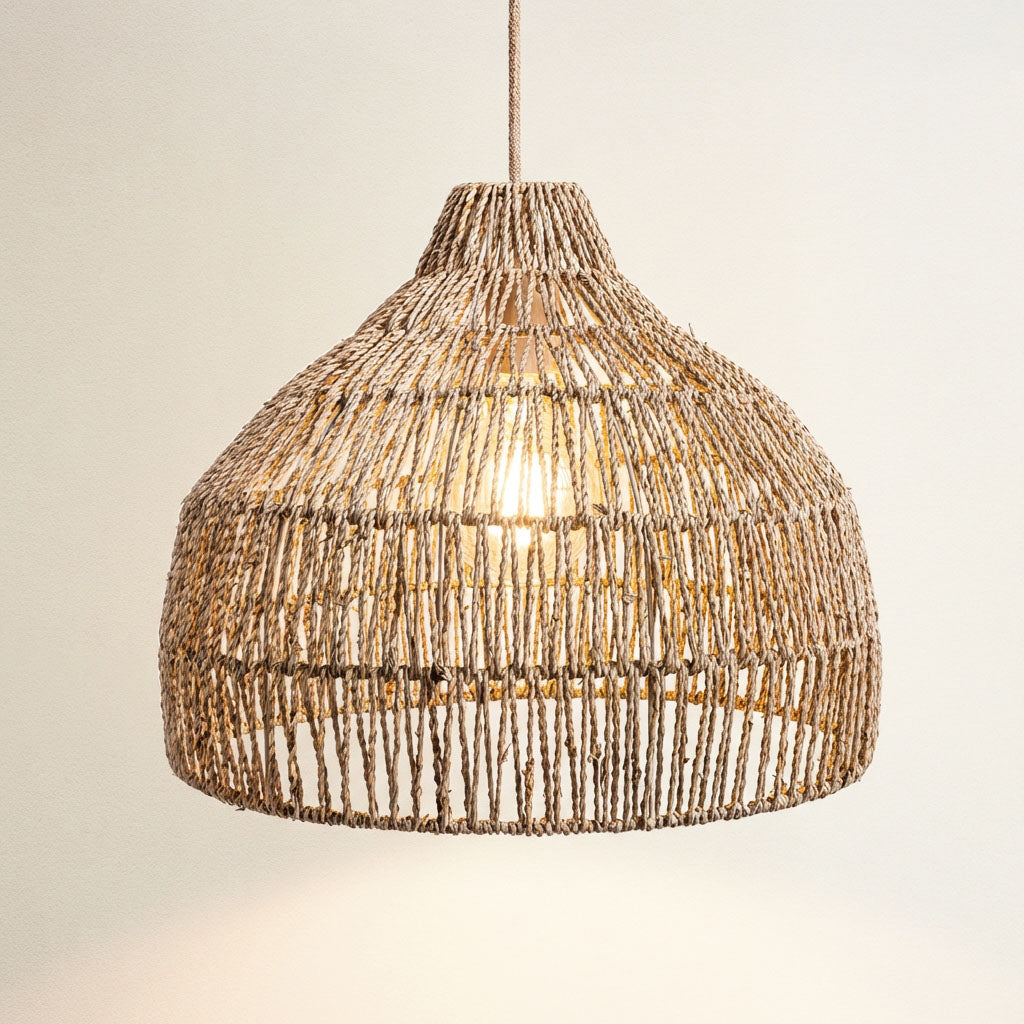 Dreamy Palm Fibers Pendant Light