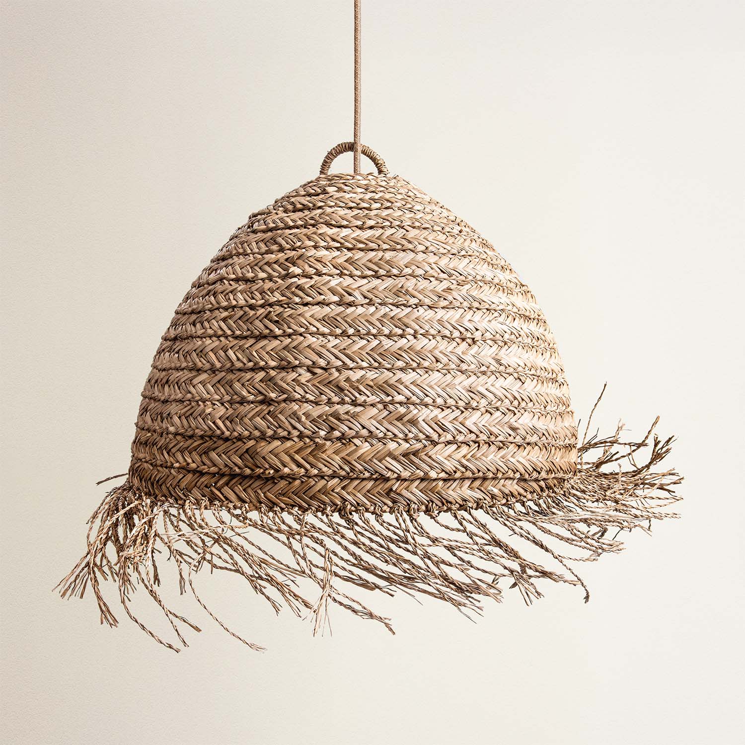 Selene Seagrass Pendant Light