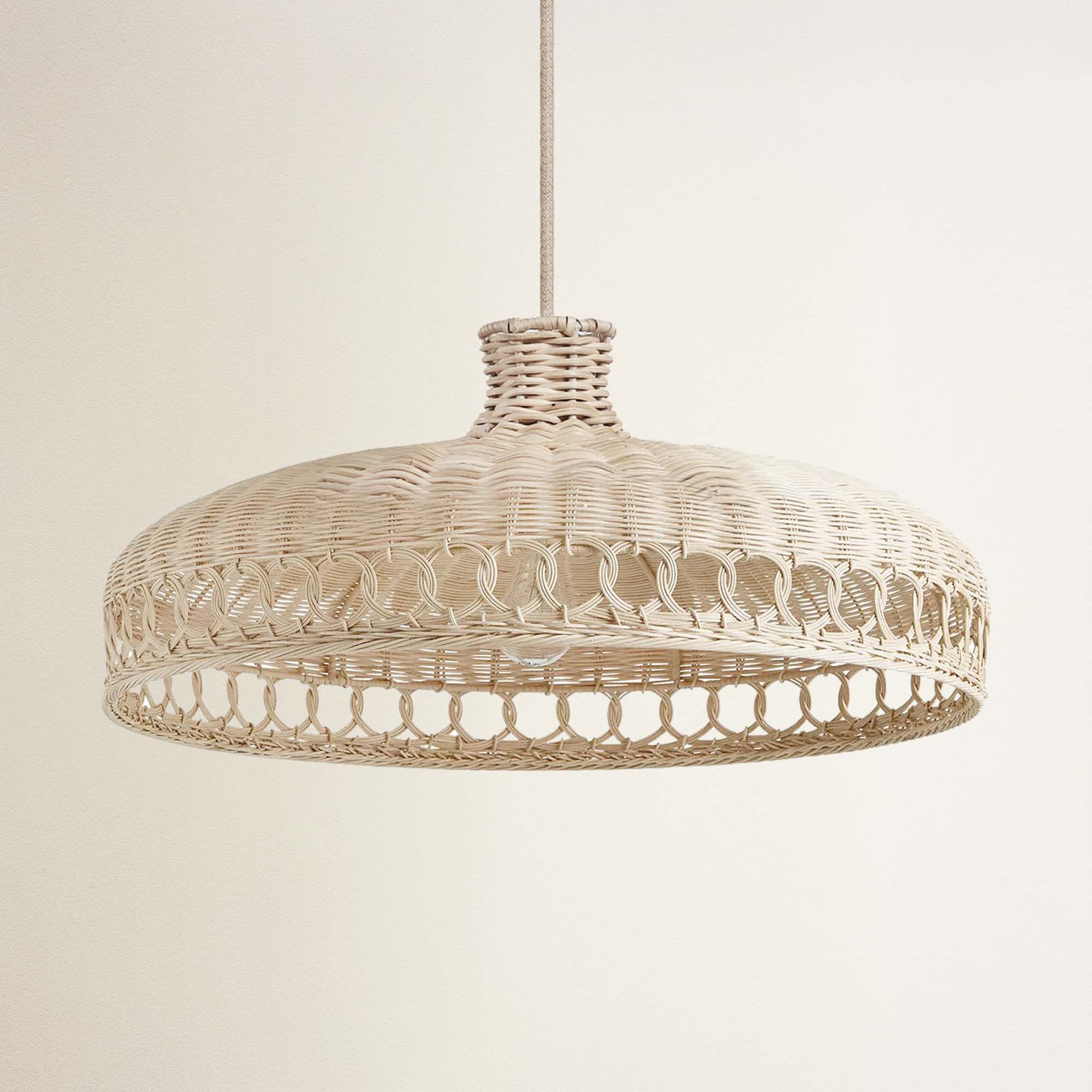 Verona Rattan Pendant Light
