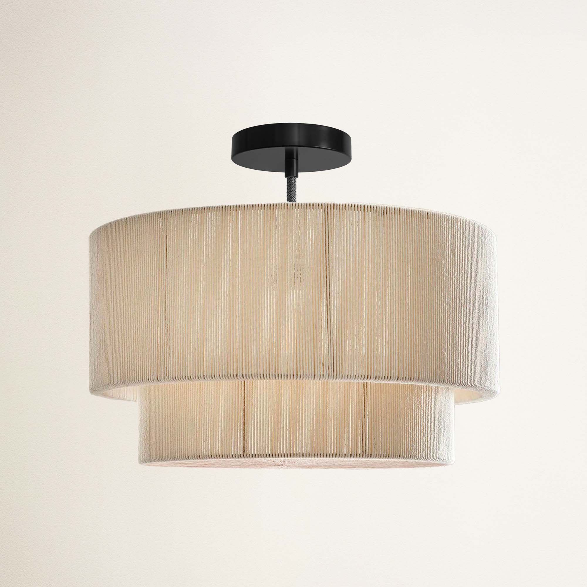 Luminous Lace Flush Mount Light