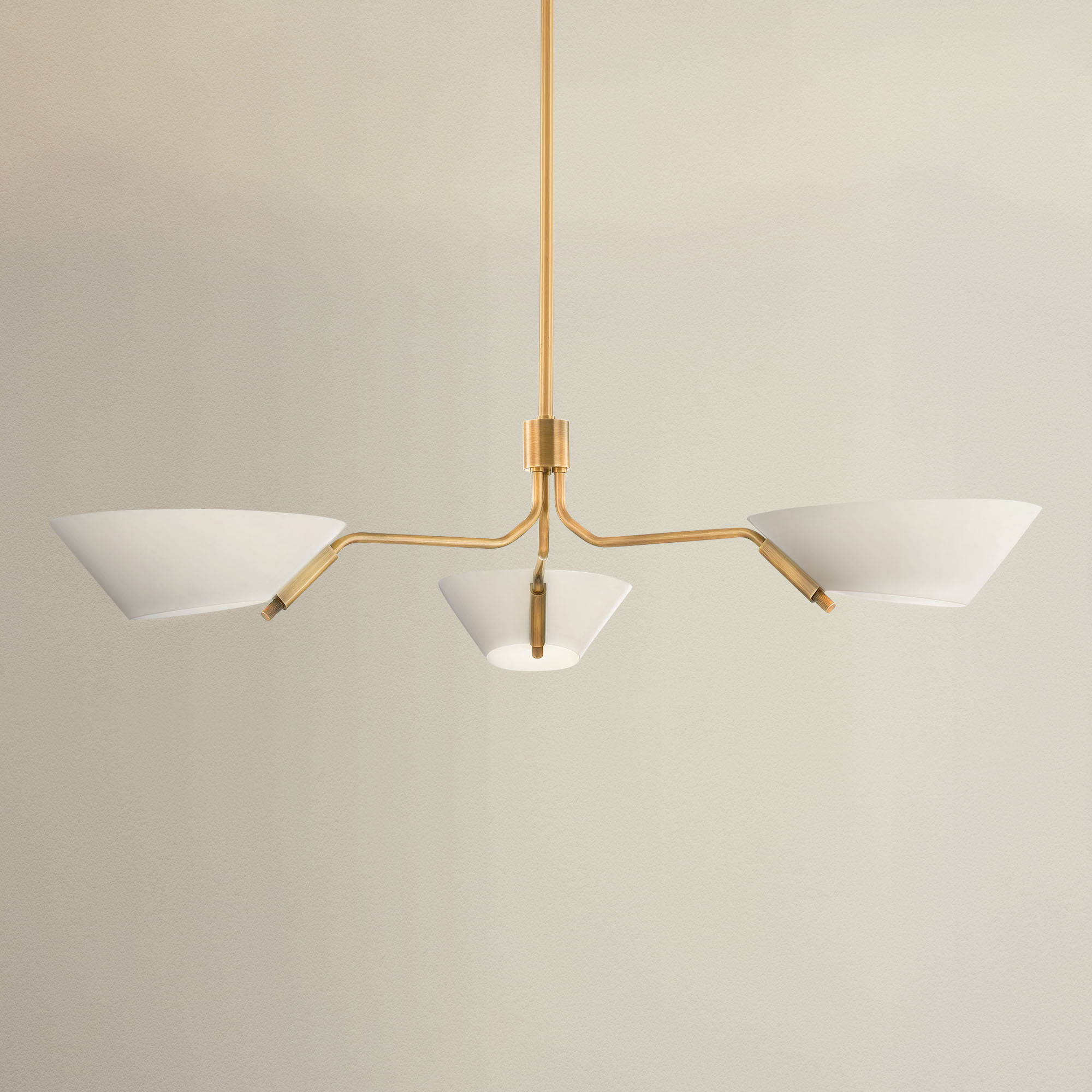 Fractal Gold Pendant Light
