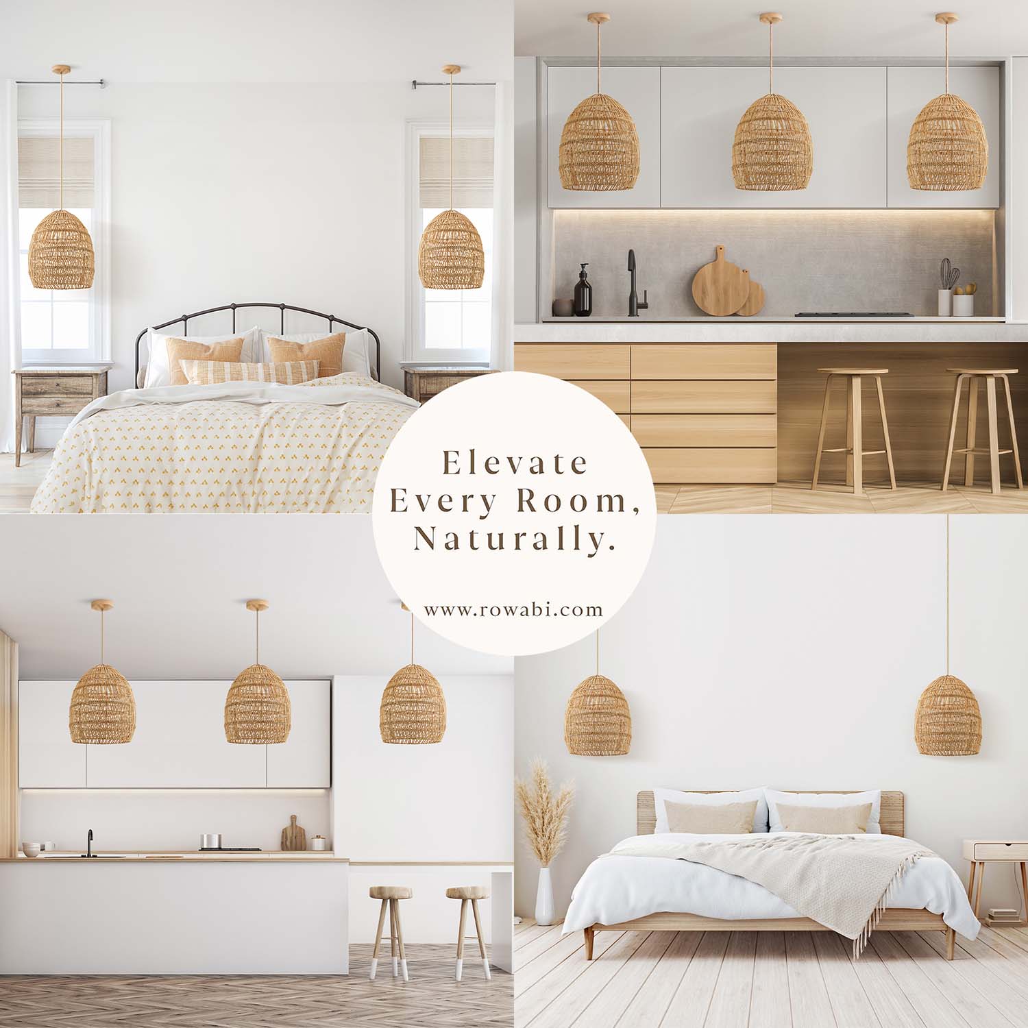 Grandard Rattan Pendant Light