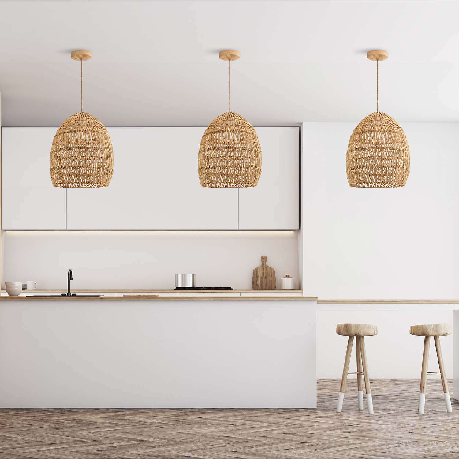 Grandard Rattan Pendant Light