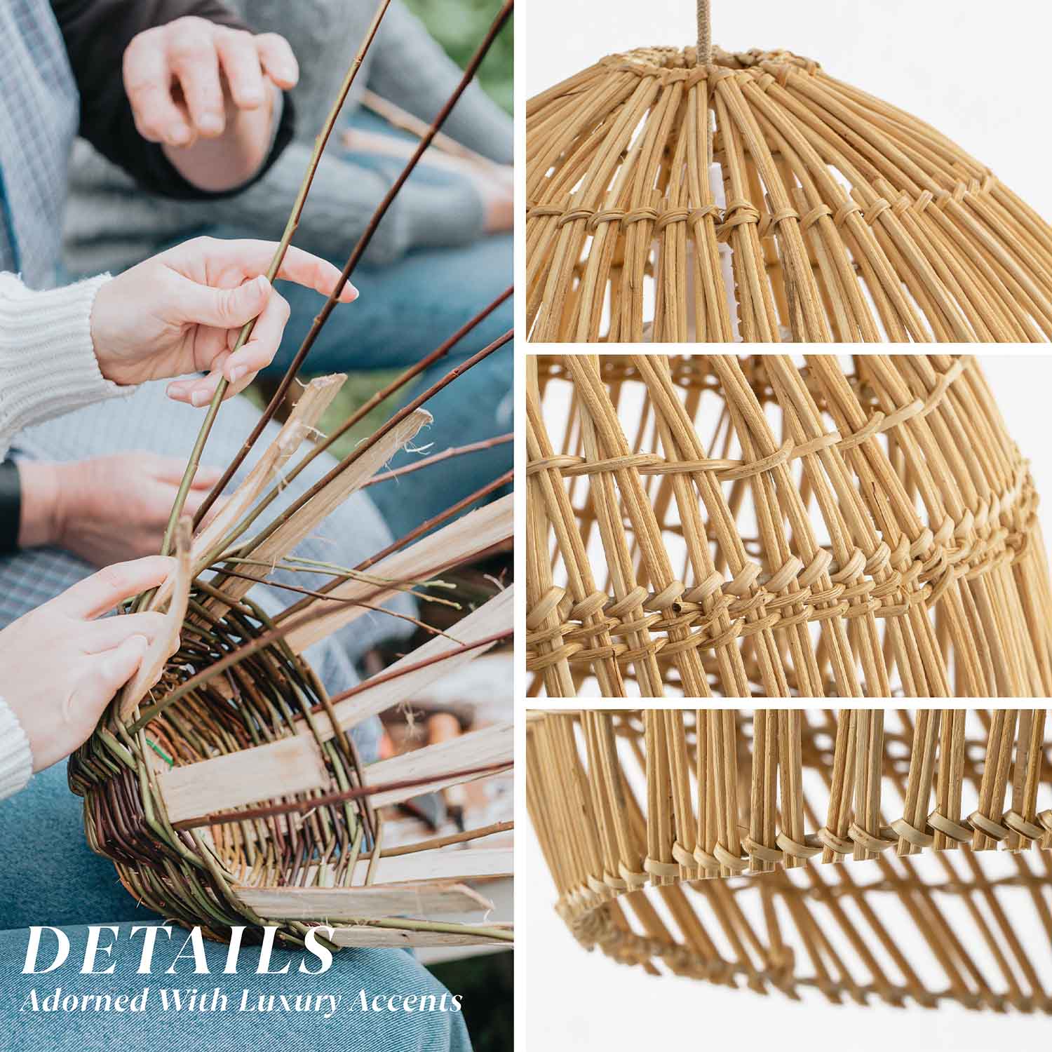 Grandard Rattan Pendant Light