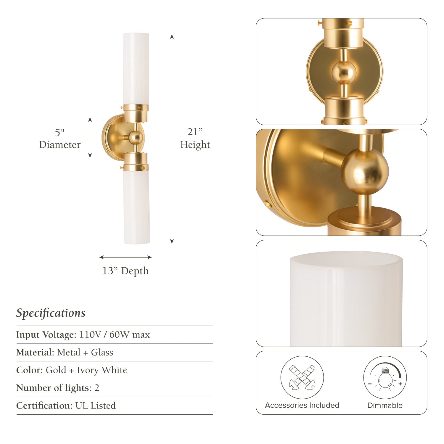 Howard Double Wall Sconce