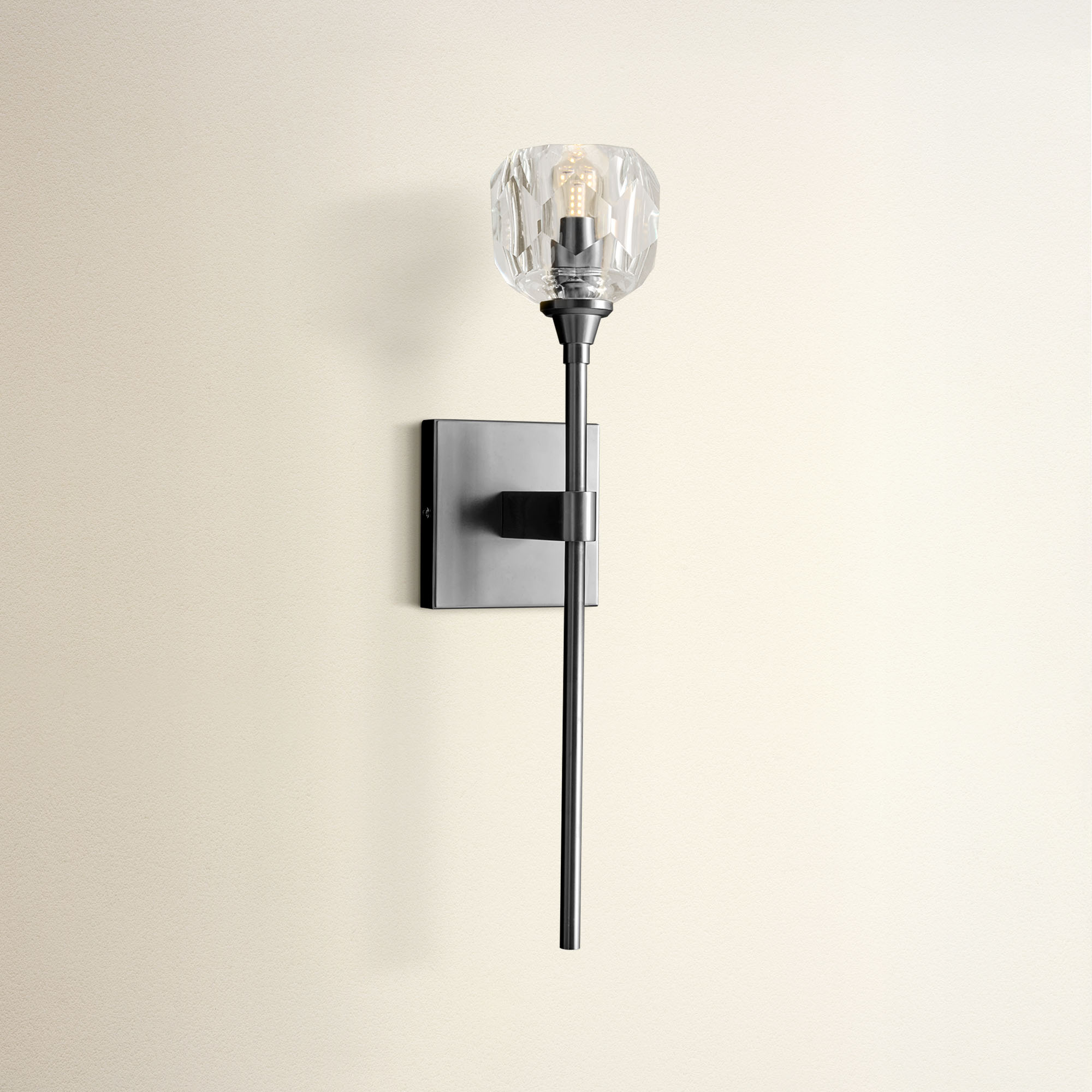 Jade Armed Black Wall Sconce