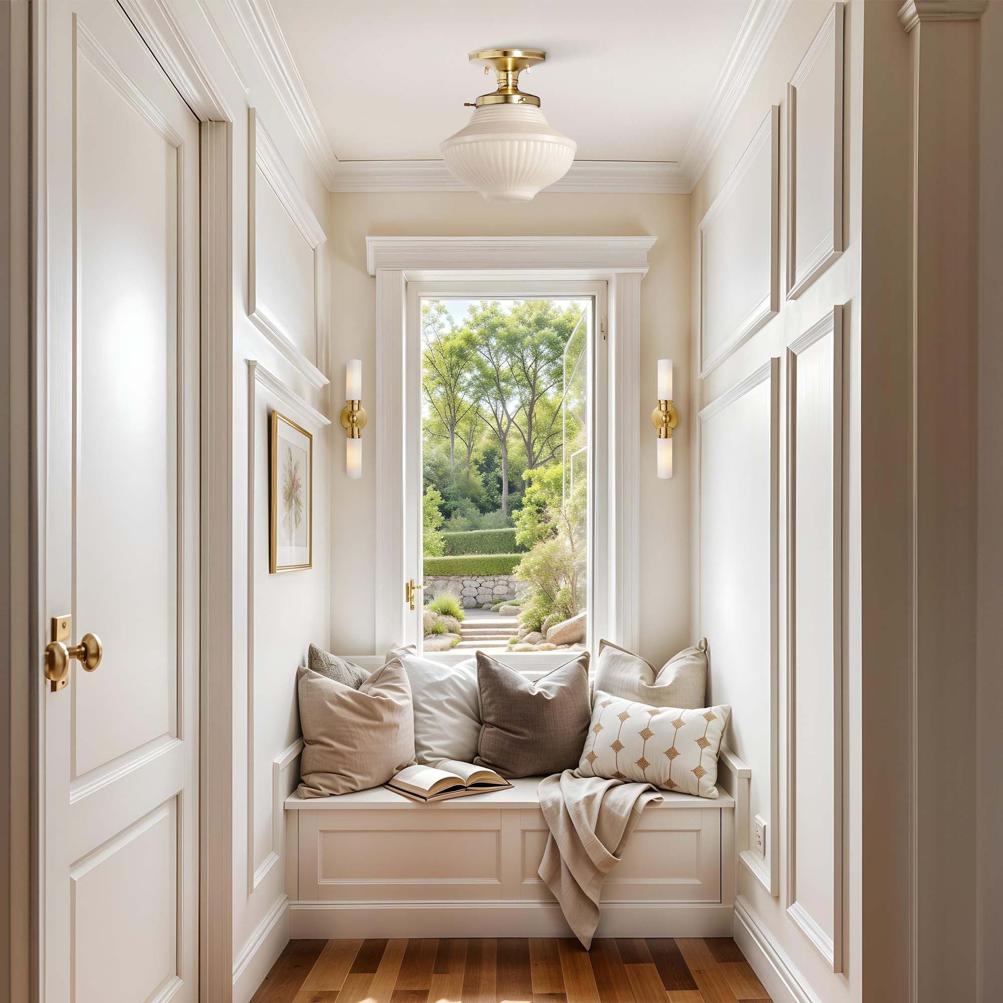 june everly flush mount for hallway