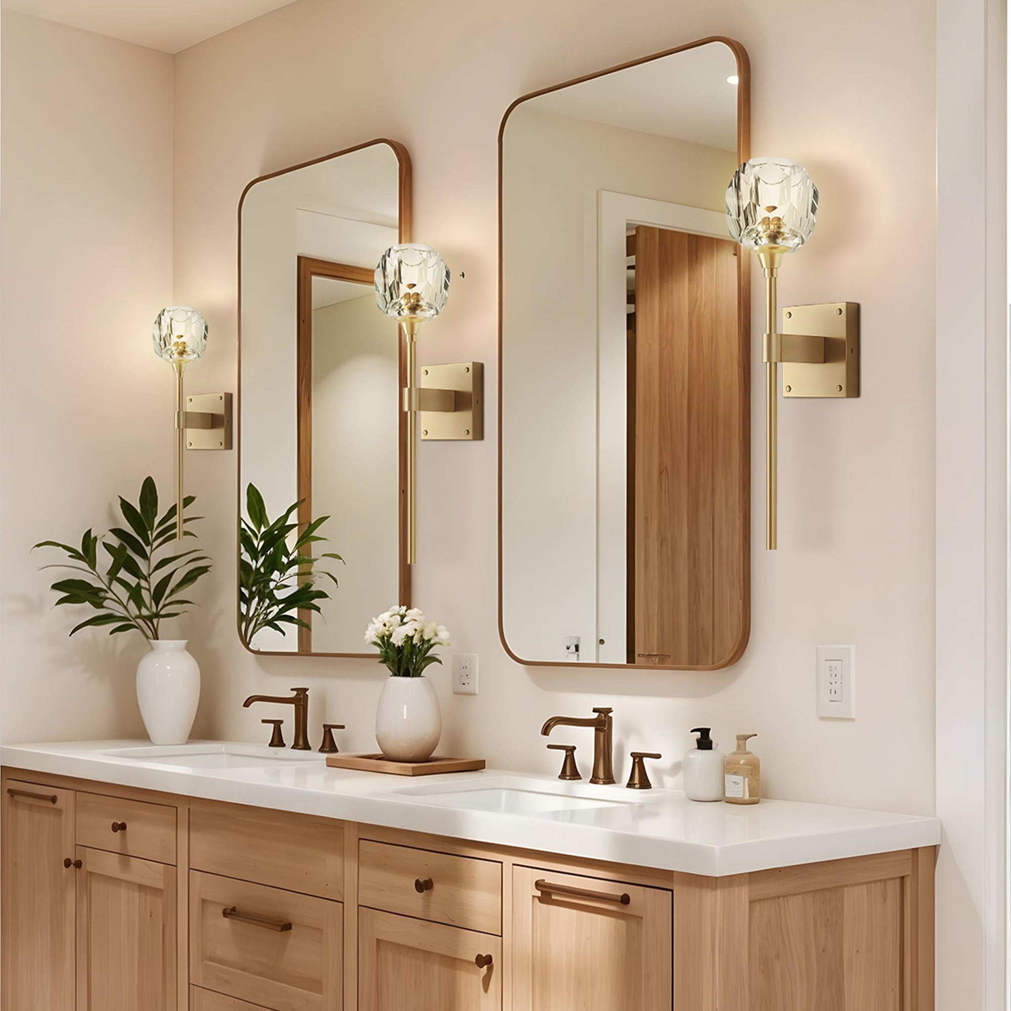 Jade Armed Wall Sconce