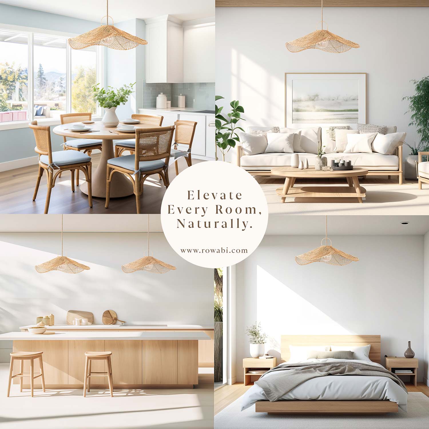 lotus pad rattan pendant light concepts