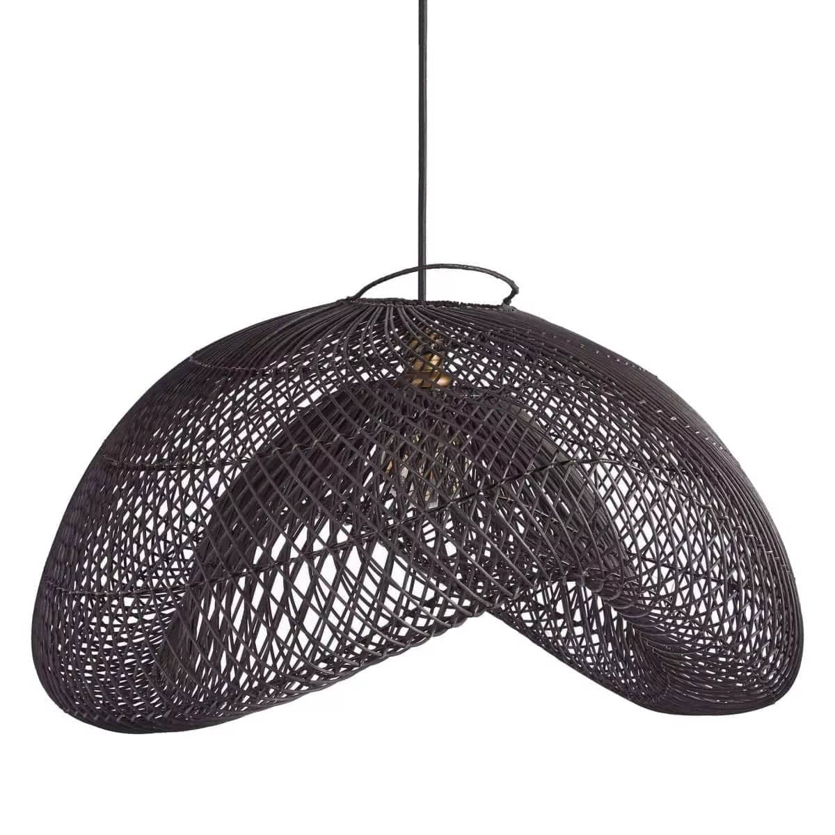 lucian rattan pendant light
