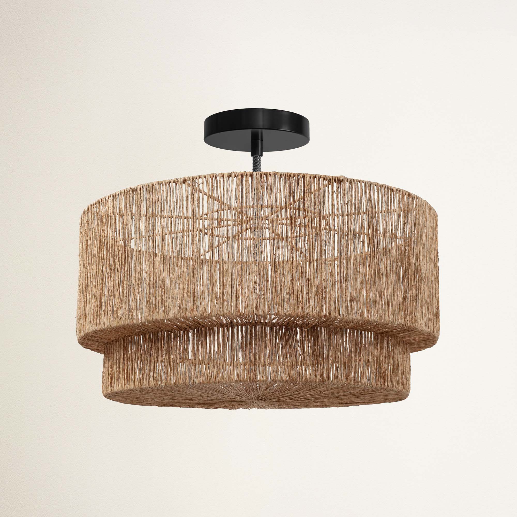 Luminous Lace Flush Mount Light