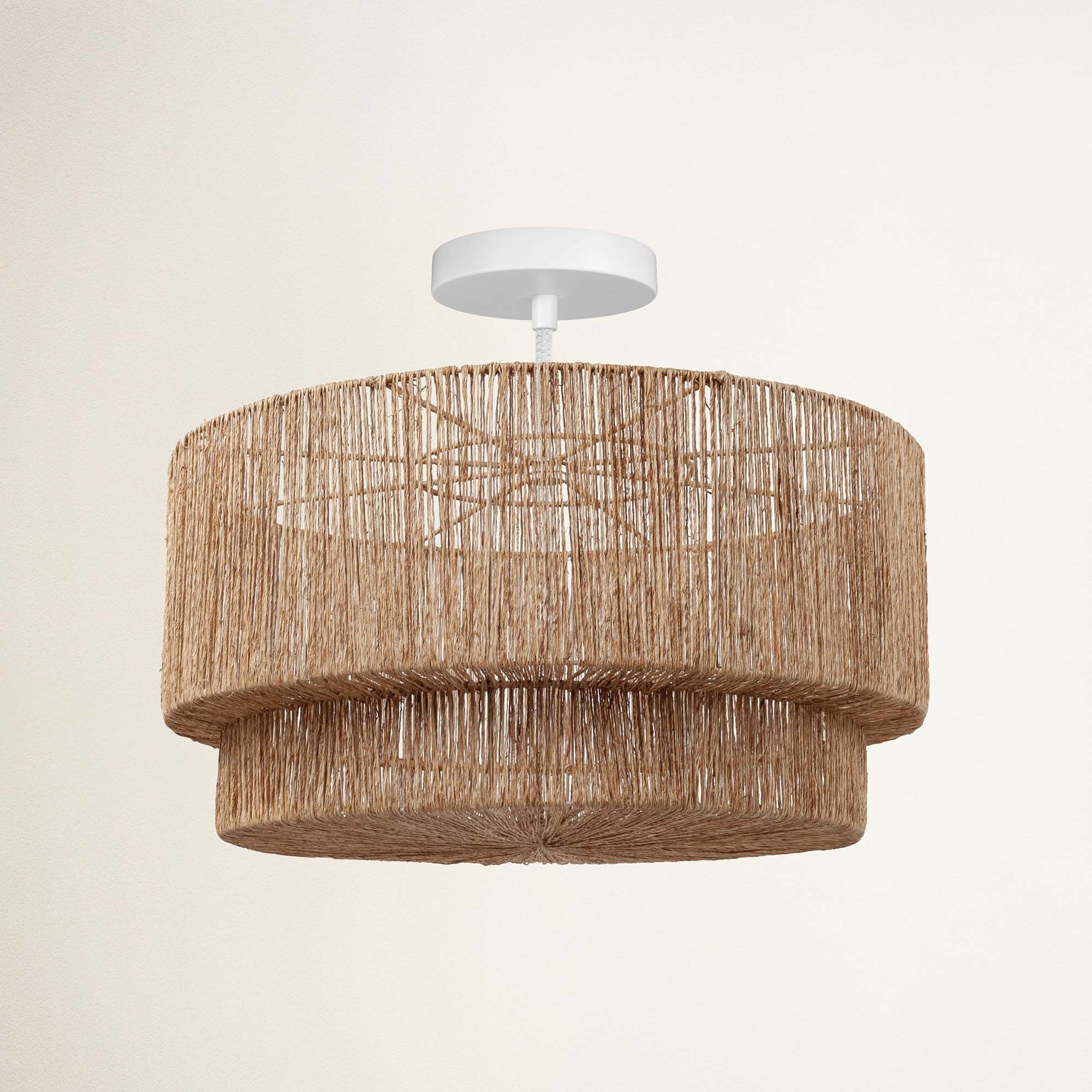 Luminous Lace Flush Mount Light