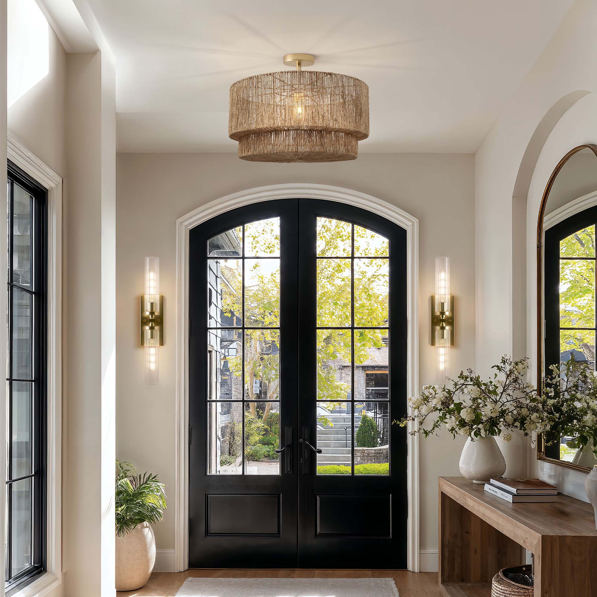 Luminous Lace Flush Mount Light