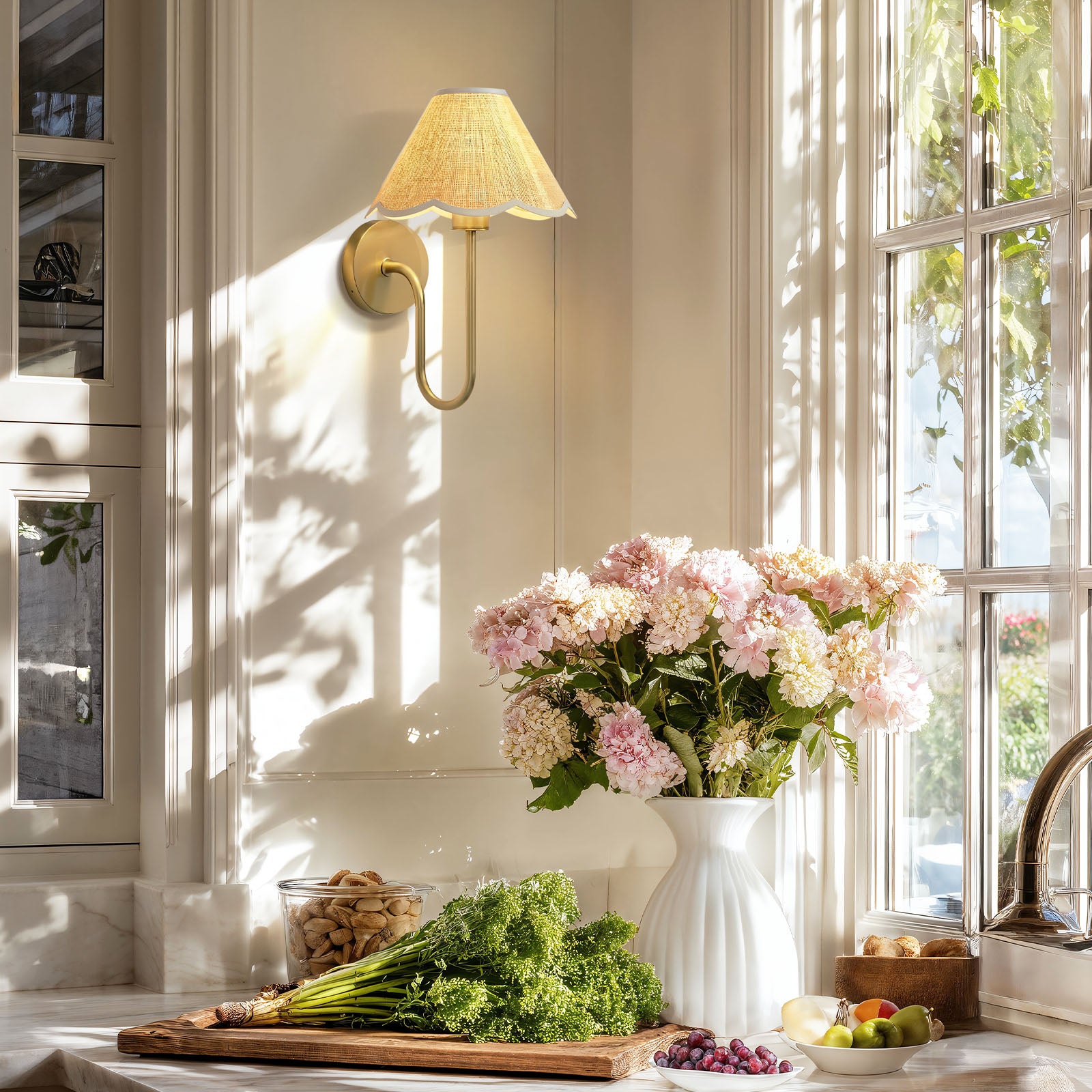 Lyra Clamp Cone Wall Light Sconce